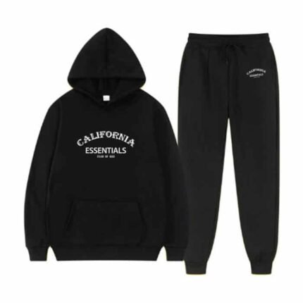 Essentials Fear OF God California Tracksuit Black